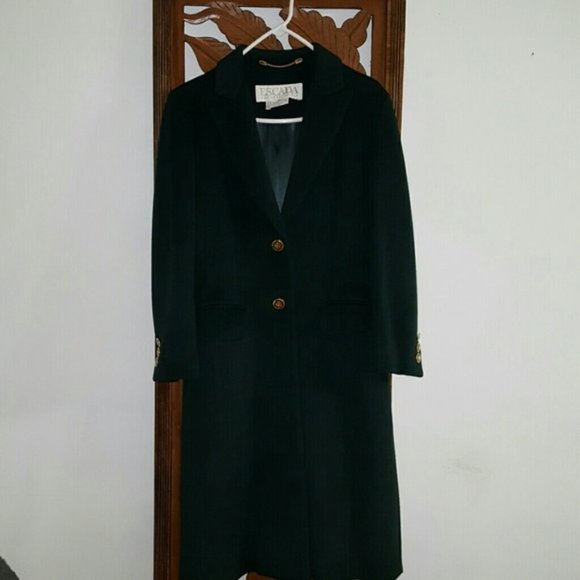 Escada Classic Coat Made In Germany - Picture 3 of 5